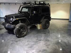 Platinum Metallic Epoxy flooring